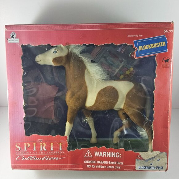 Spirit Stallion of the Cimarron Rain Blockbuster Exclusive Horse Damaged Box - Picture 2 of 14